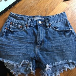 JUSTUSA size small jean shorts high rise